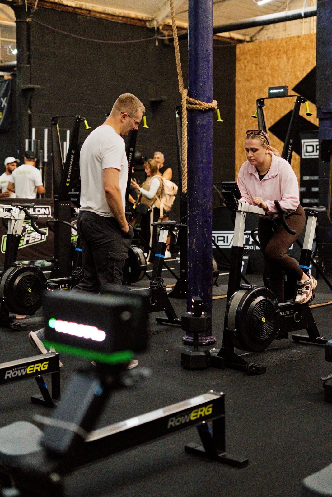 Erg Display on rowers